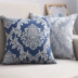 Pure art home hiện đại đệm phong cách Châu Âu gối tựa lưng với lõi gối thắt lưng đệm jacquard đệm gối ôm lớn - Trở lại đệm / Bolsters