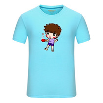 Multi-color table tennis T-shirt cotton cotton cotton short sleeve training suit custom culture shirt sports custom match jersey