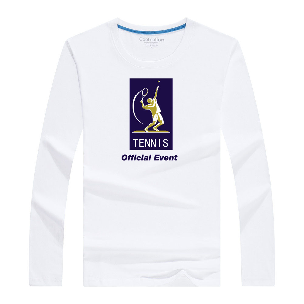 Multicolor long sleeve dried club men and women tennis clothes custom match autumn and winter training jersey outdoor