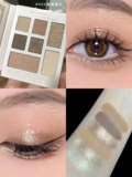Палетка теней, тени для век, румяна, база под макияж, в коричневых тонах, коллекция 2022, на каждый день