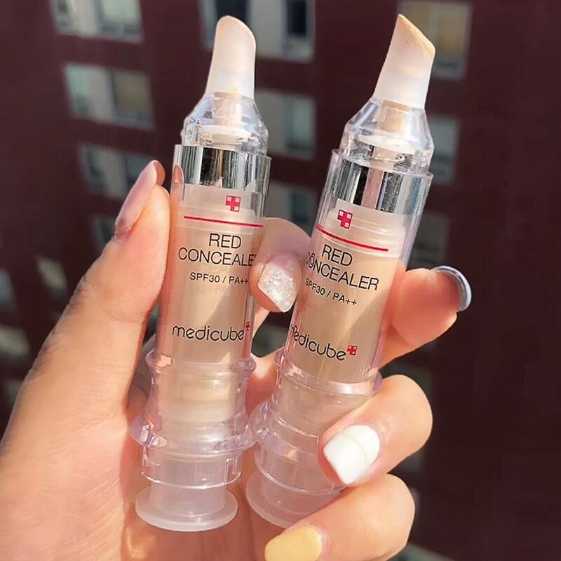 Lotte Flawless Kit Powder Bottom liquid Meatti Qiuve Needle Cover recommended to cover pimple Acne Pimple Special