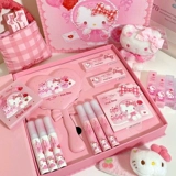 Hello Kitty, подарочная коробка, база под макияж, комплект, масло, полный комплект, подарок на день рождения, с медвежатами