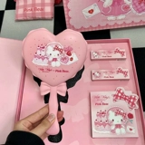 Hello Kitty, подарочная коробка, база под макияж, комплект, масло, полный комплект, подарок на день рождения, с медвежатами