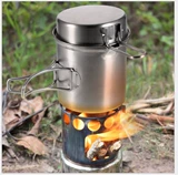 Открытая печь для одно солдат для печи Печь Печи портативная нагревательная печь из нержавеющей стали складная печь Печа Печа печь