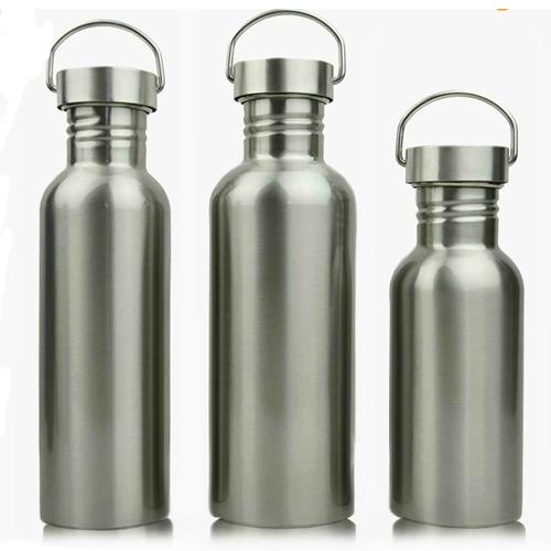 Sansui, вместительная и большая альпинистская дорожная металлическая спортивная бутылка из нержавеющей стали для спортзала, 1000 мл