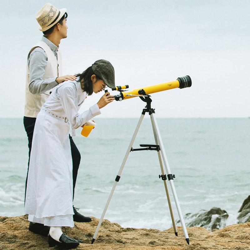 Single Cylinder Vertical Large Telescope Brigade Pat Wedding Yarn Photography Props Sea View Art Children Themed Props Creative New