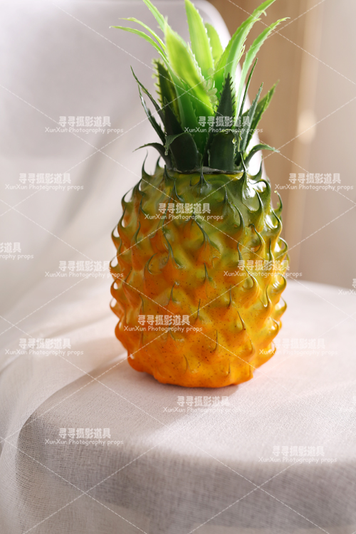 Brigade Pat Exterior View Han Style Wedding photo Photography Props Simulation Pineapple Sea View Creative Photo Fruit Pendulum with Emulated Pineapple