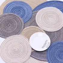 Xitian Muyu cotton thin placemat Creative table heat pad Household non-slip insulation pad Pot pad