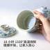 Nishida gỗ mưa ba màu hấp bát nhỏ gốm sứ Nhật Bản vẽ tay underglaze màu bộ đồ ăn bát nhỏ chén nhỏ nắp bát nhà - Đồ ăn tối