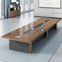 Office furniture conference table long table simple modern large board training table rectangular long table office table and chair