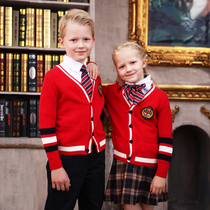 Shangkaton primary school uniform Class uniform Kindergarten garden uniform Spring and autumn clothing British College style school uniform suit long sleeve