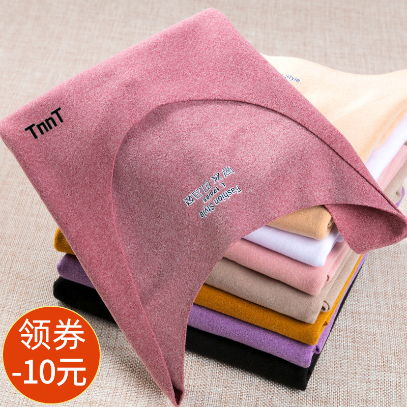 Incognito warm vest women's velvet thickened base shirt Autumn and winter inside and outside wear German velvet fever fever clothes women