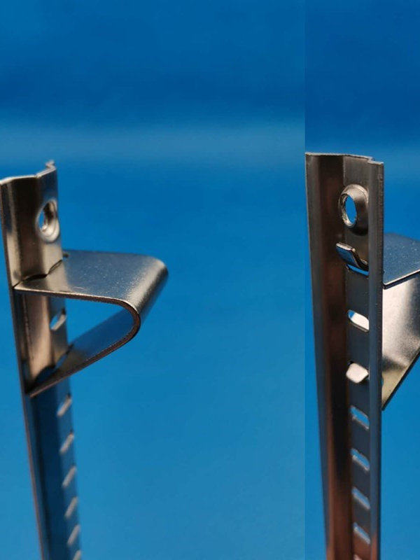 Refrigerator Thickened Four-Door Bracket Stainless Steel Equipment Upper Footrest Button Freezer Repair Cold Storage Refrigerator Latch