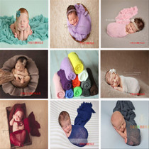 Newborn Son Photo Props Elastic Wrap Cloth Shadow Building Full Moon Baby Photography Baby Boy Photography Art Wrap Yarn