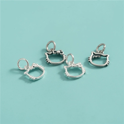 Мультяшный аксессуар, подвеска, браслет из бусин из жемчуга, серебро 925 пробы