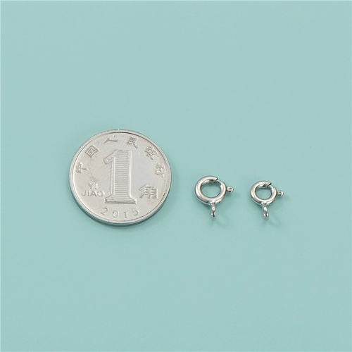 Материал пряжки ручной работы из стерлингового серебра 925 пробы своими руками, соединение ожерелья ручной работы и закрывающая пряжка, кольцо для рта, пряжка QQ, аксессуары, головка ремня