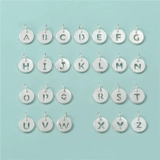 S925, подвеска с буквами, аксессуары, браслет из бисера, ожерелье, серебро 925 пробы, 26 шт, DIY