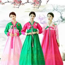 New Hanbok Court Traditional Dance Costume 2018 New Ethnic Costume Adult Korean Performing Costume Women