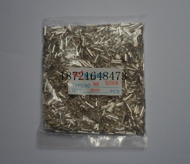 GT Tube Pin Terminal EN0508 Tube Terminal European Terminal Copper Tube Bare Terminal Pin