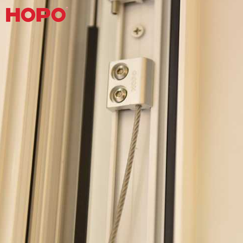 Hopo Haobo Broken Bridge Aluminum Alloy Window Anti-Fall Chain Anti-Fall Device Flat Opening Outward Opening Window Anti-Falling Anti-Falling Steel Rope