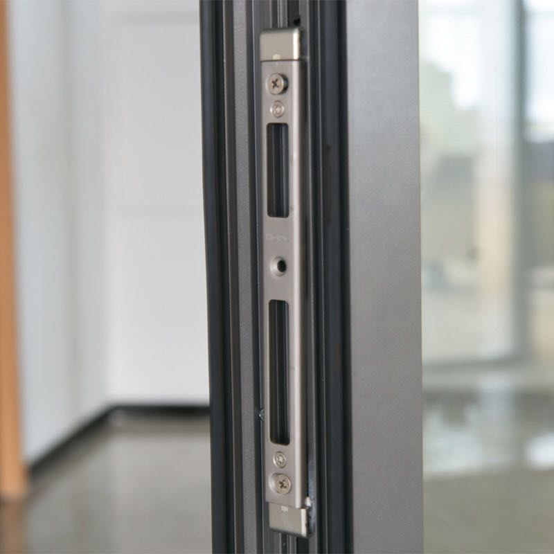 HOPO Bo-flat door lock lock lock lock lock opens door folding door guide frame bridge aluminum door lock