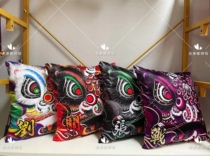 Original design dragon and lion dance lion awakening pillow pillow car cushion pillow traditional lion awakening crane pillow
