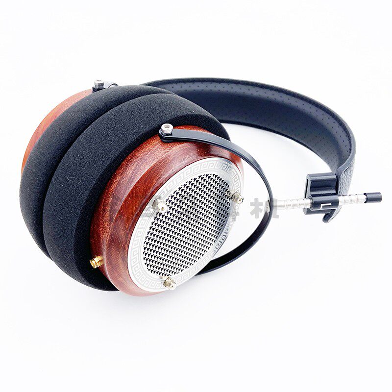 Проводные HiFi наушники 全尺寸hifi大头戴式耳机 红花梨木专业发烧人声古典开放式 高阻抗