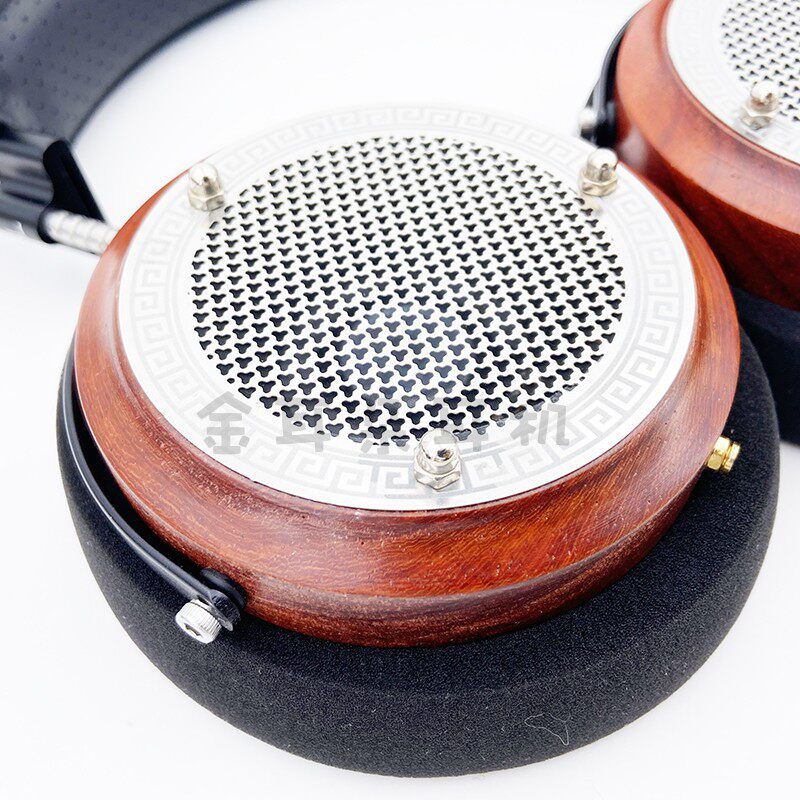 Проводные HiFi наушники 全尺寸hifi大头戴式耳机 红花梨木专业发烧人声古典开放式 高阻抗
