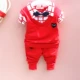 Trẻ sơ sinh trẻ em quần áo trẻ em quần áo bé trai 1-3 tuổi 0 đến 2 nam kho báu mùa thu cotton phù hợp với ba mảnh