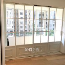 Golden One West Pole Minimalist Door Four Linkage Three Linkage Glass Pushing Ramen Sliding Door Sill Door Plaid Door Terrace Door Grid Balcony Door Terrace Door