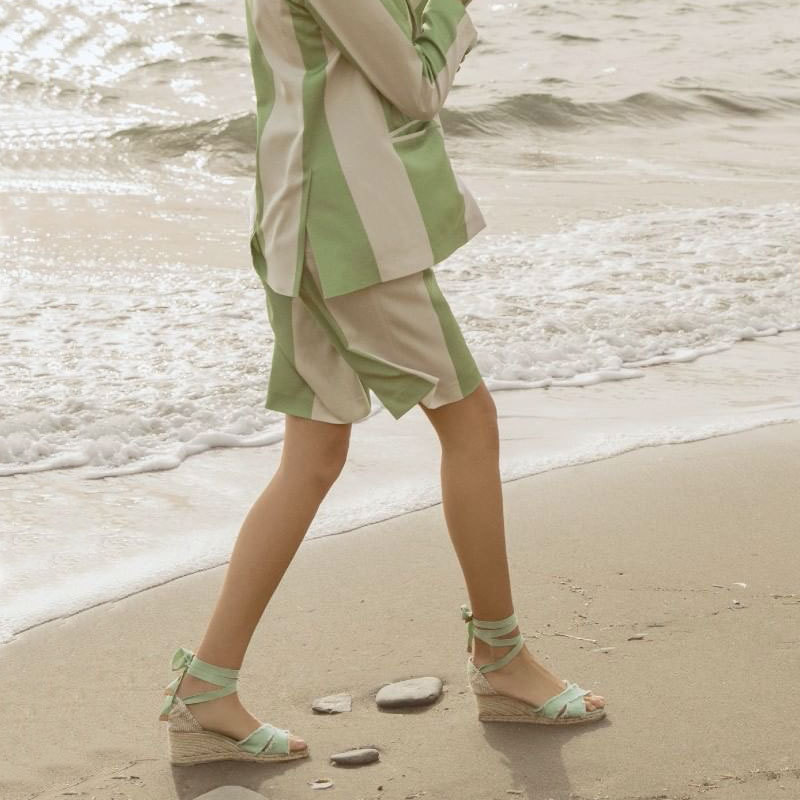 Wedge Sandals, Fisherman Shoes for Women, New Summer Style, Height-Increasing Thick-Soled High Heels, Linen Sole, Straw Strap 