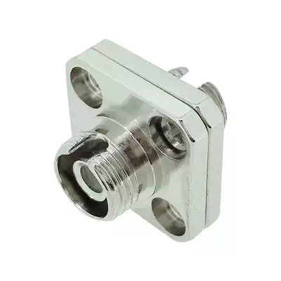 FC metal square two-piece fiber adapter flange coupler less than 0 2dB greater than 1000 times