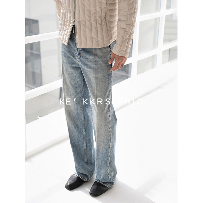 Kkrs Eric C*Line Same Style and Origin Okayama Kaihara Vintage Indigo Straight-Leg Jeans Kkrs Eric C*Line Same Style and Origin Okayama Kaihara Vintage Indigo Straight-Leg Jeans