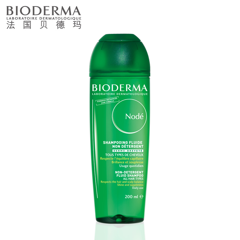 BIODERMA贝德玛NODE丝妍日常温和洗发露200ml洗发水