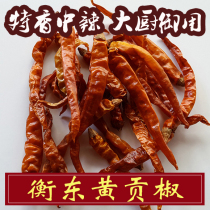 Hengdong Huanggong pepper Hunan specialty yellow dry pepper Hengshan yellow dry pepper hotel chef with spicy and delicious 500 grams