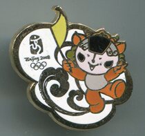 2008 Beijing Olympic Games - Lucky Cloud Series Fuwa Yingying Chapter Badge