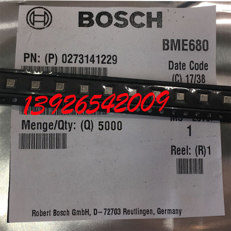 BOSCH BOSCH BME680 chip Gas pressure temperature humidity sensor Gas measurement