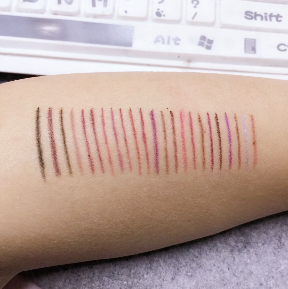 Tuyết Môi Trắng Lót Đôi Môi Lip Trang Điểm Màu Hồng Tím Nude Lip Lót Không Thấm Nước Không tẩy trắng Nhiều Màu Trang Điểm chì kẻ môi morphe