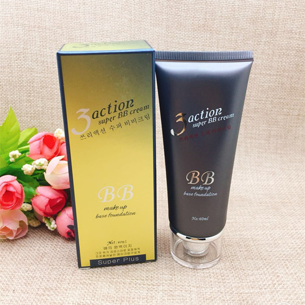 Kem che khuyết điểm N1 BB cream 60ml che khuyết điểm trang điểm nude giữ ẩm mạnh mẽ lâu trôi kiểm soát dầu làm sáng kem nền dạng lỏng kem nền collagen bb