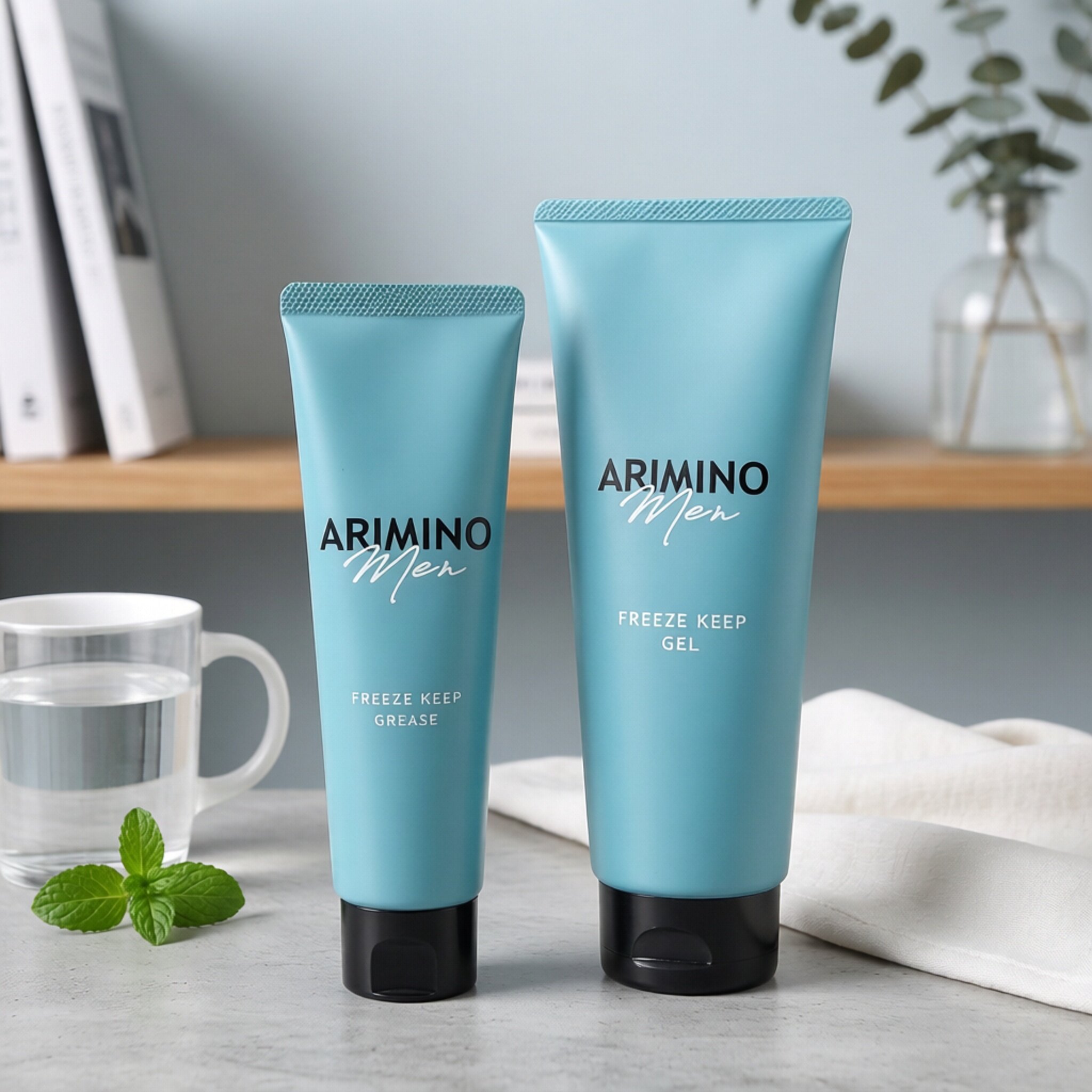 In-stock Japanese ARIMINO Salon MEN's Styling grease Hair wax Wet Gel Styling