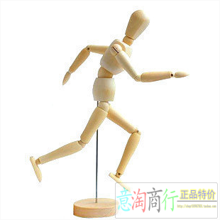 8 inch wooden man model comic wooden man 20cm sketch puppet man Wooden joint doll