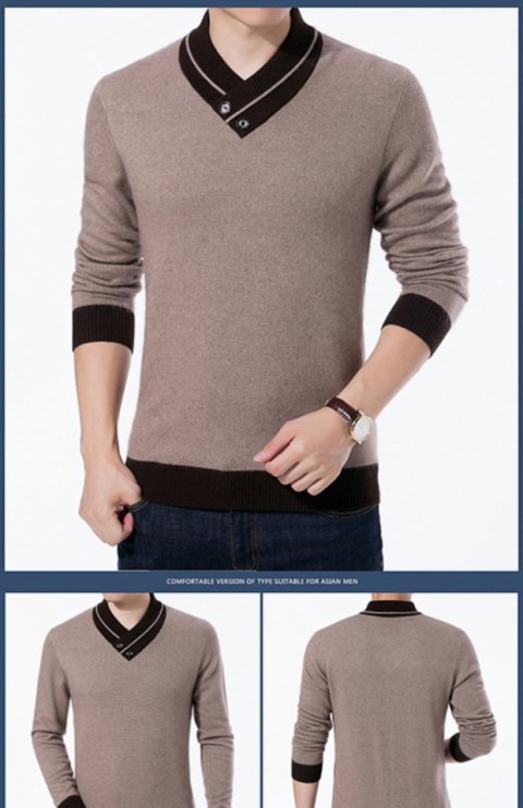 Áo len nam 2018 dày mới cho nam áo len trẻ trung - Hàng dệt kim quần áo unisex