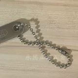 Металлические канцтовары из нержавеющей стали, USB-флеш-накопитель, кукла, украшение-шарик, ожерелье