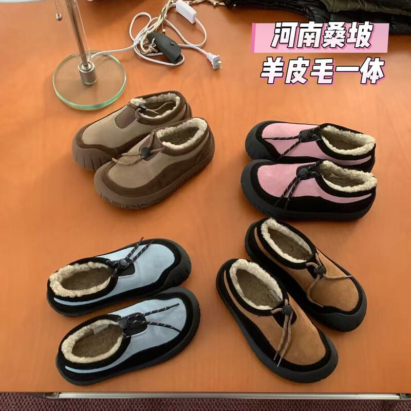 2026 Winter New Sangpo Longfeng Women's Drawstring Tasman Comfortable Versatile Sheepskin Lining 2026 Winter New Sangpo Longfeng Women's Drawstring Tasman Comfortable Versatile Sheepskin Lining
