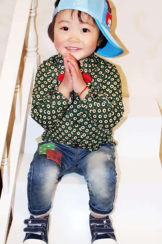 Chemise enfant à manche longue en coton - Ref 2083958 Image 21