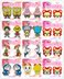 In cross stitch đính cườm keychain Dora A Dream Zodiac Lucky mèo mặt dây chuyền hai mặt thêu túi nhỏ - Công cụ & phụ kiện Cross-stitch mẫu thêu chữ thập Công cụ & phụ kiện Cross-stitch