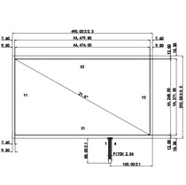  21 5-inch resistive touch screen 21 5-inch industrial control industrial notebook 21 5-inch four-wire resistive touch screen