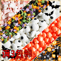 Halloween series baking decoration sugar cup cake natural pigment sugar funny blood bone pumpkin bat