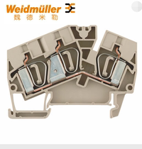 Weidmüller ZDU 6-2 3An straight-through type terminal block 1771410000 slope type