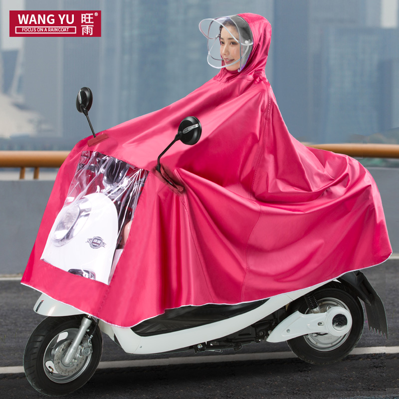 Electric car raincoat Long version Full body Increase Thickened Male And Female Electric Vehicle Locomotive Single Double Anti-Rainstorm Rain Cape